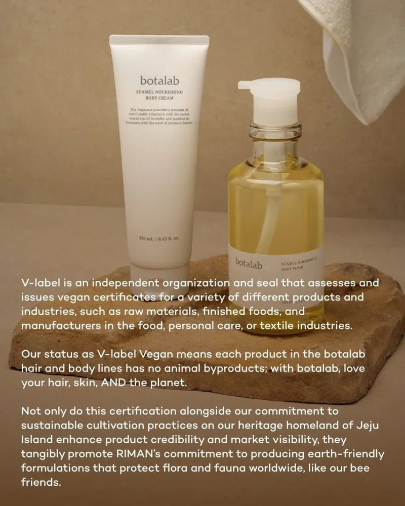 botalab V-label vegan certification