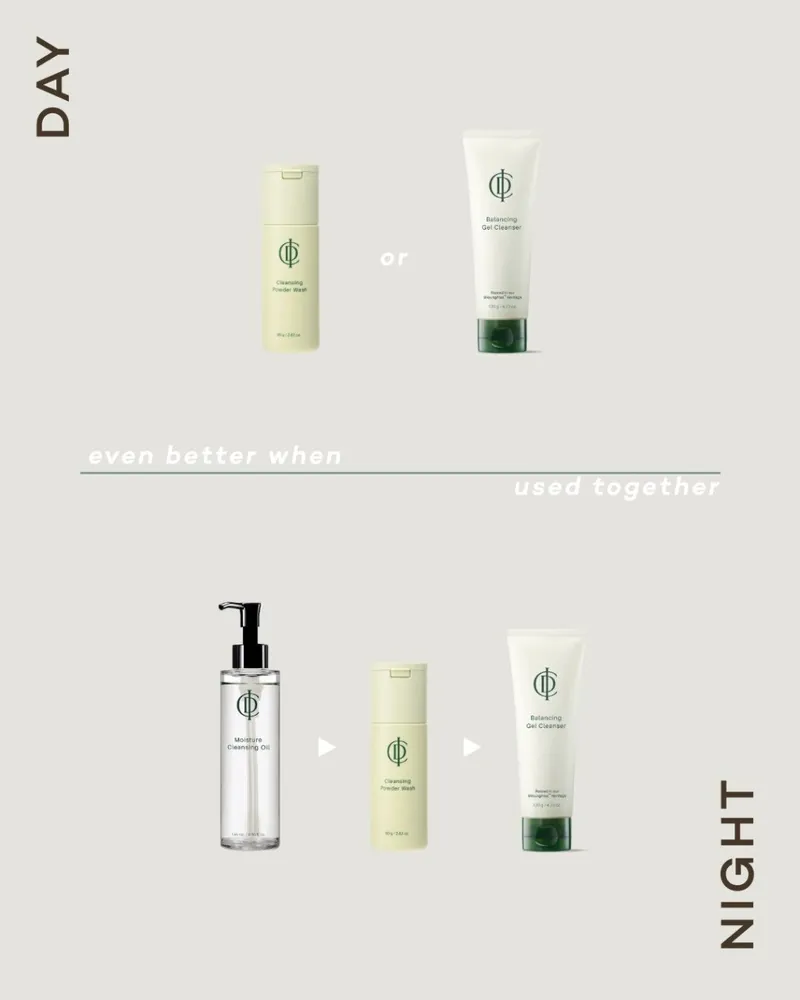 ICD day and night cleansing routine